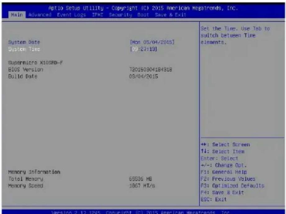 Supermicro SuperServer 5038MR-H8TRF - 7-2 Main Setup - 1