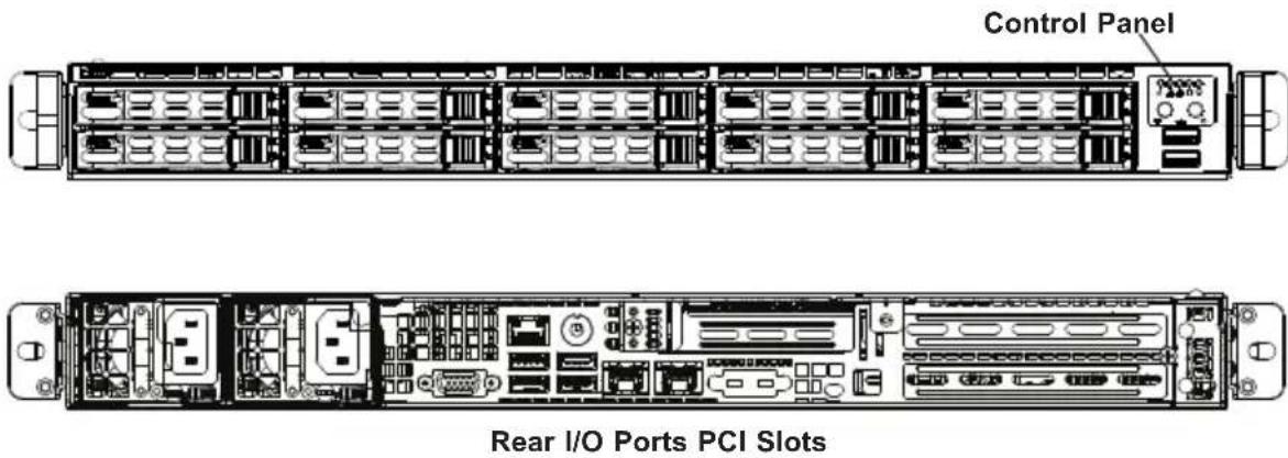 Supermicro SuperServer 1028R-WTNRT - Advanced Chassis Setup - 1