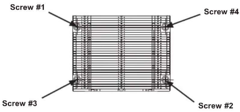 Supermicro SuperServer 1028R-WTNRT - Installing a CPU Heatsink - 1
