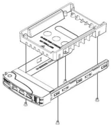 Supermicro SuperServer 1028R-WTNRT - Installing a Hard Drive - 1