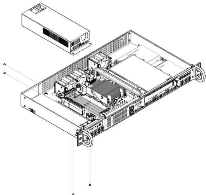 Supermicro SuperServer 5019A-FN5T - Replacing Power Supply - 1