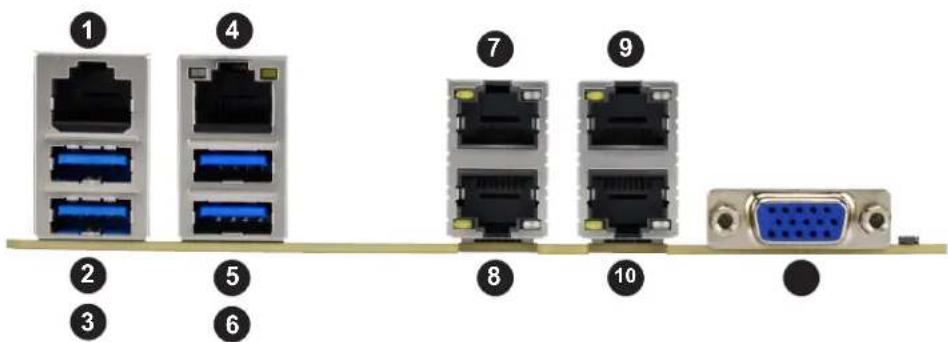 Supermicro SuperServer 5019A-FN5T - Front I/O Ports - 1