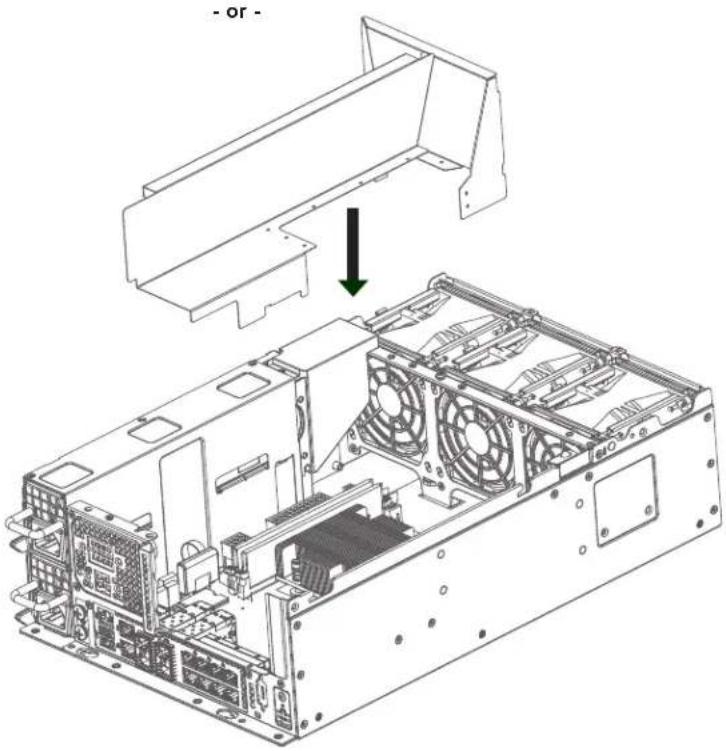Supermicro SuperServer E403-9D-14CN-FRN13+ - Installing the Air Shroud - 2