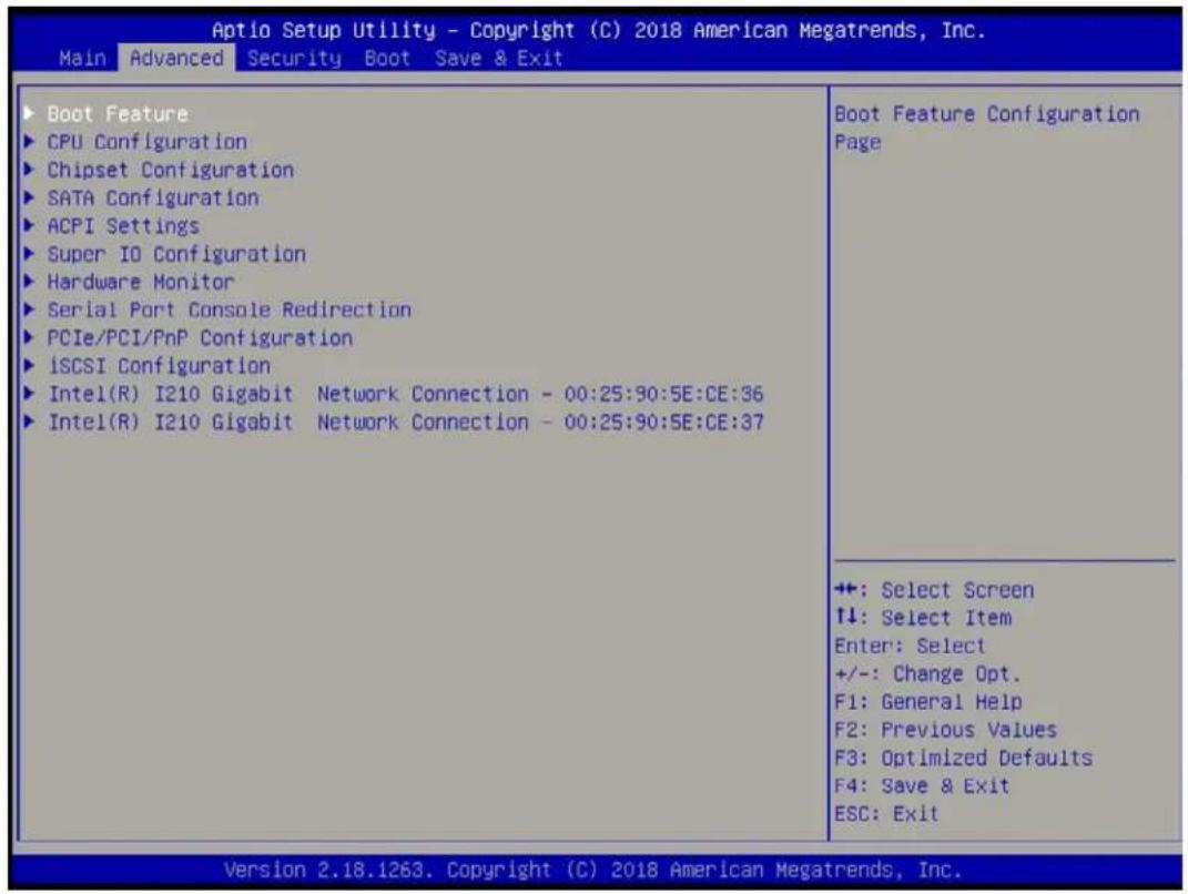 Supermicro SuperServer E50-9AP-L - Advanced Page - 1