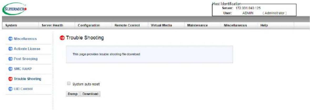 Supermicro SuperServer E403-9D-14CN-FRDN13+ - Downloading the Crash Dump File - 1