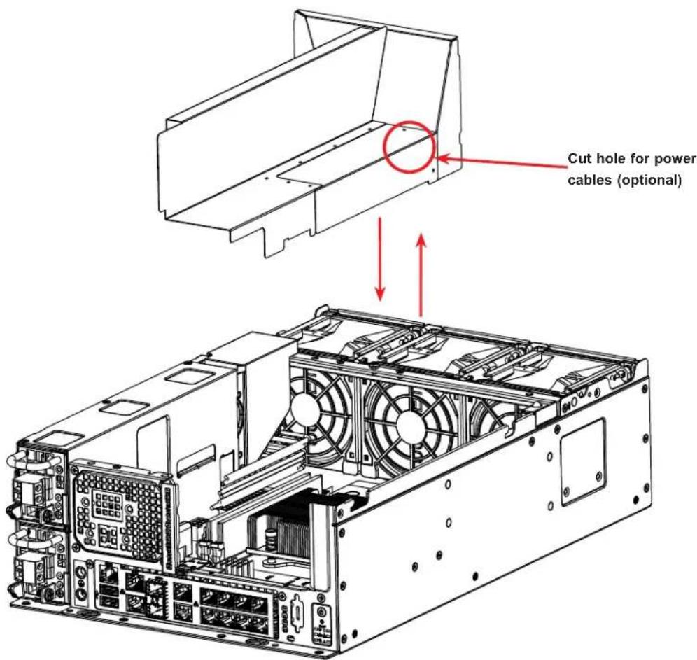 Supermicro SuperServer E403-9D-14CN-FRDN13+ - Installing the Air Shroud - 1