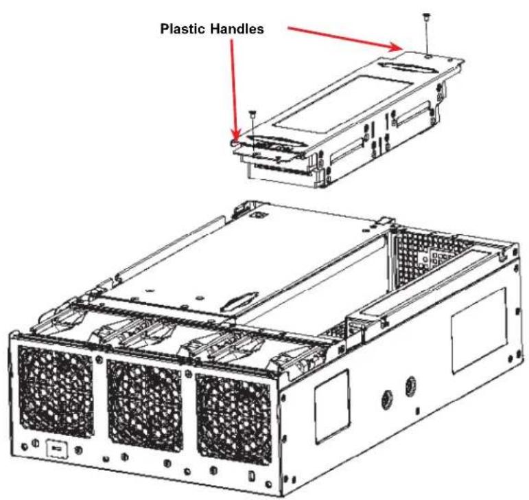 Supermicro SuperServer E403-9D-16C-IP - Installing the Storage Drive(s) - 2