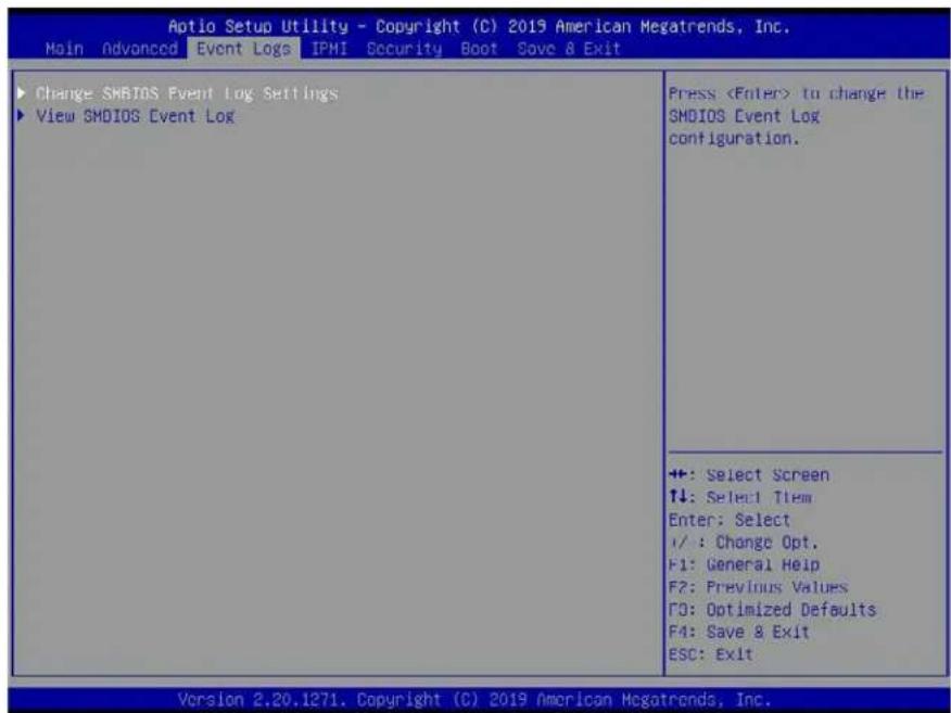 Supermicro SuperServer E403-9D-16C-IP - Event Logs - 1
