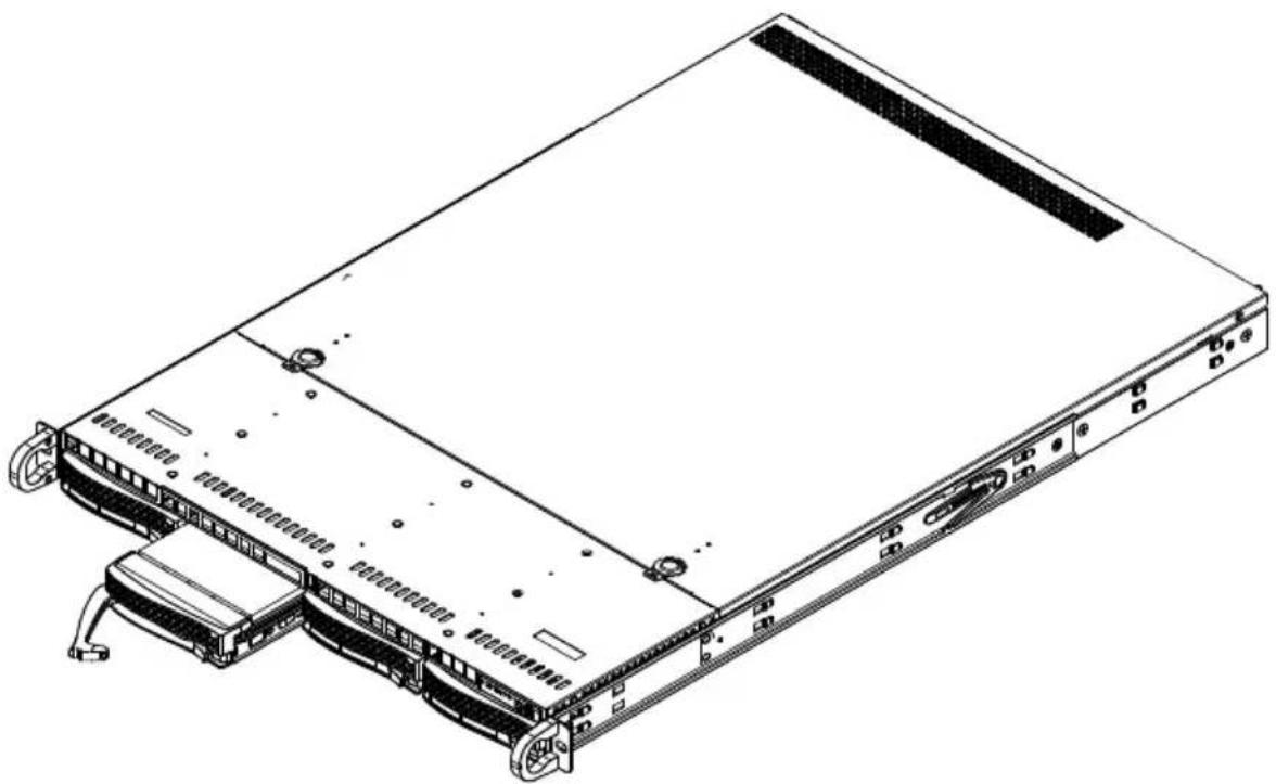 Supermicro SuperServer 6018R-TDW - Installing/Removing a Hard Drive - 1