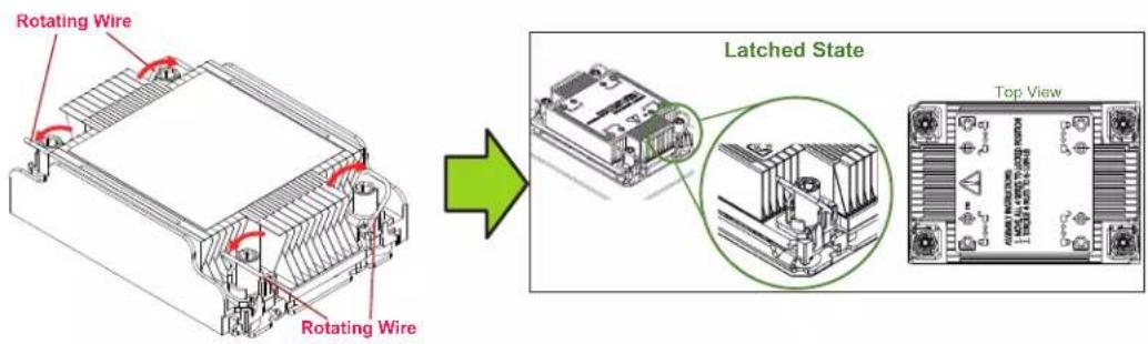 Supermicro SuperServer SSG-110P-NTR10 - Installing the PHM into the CPU Socket - 6