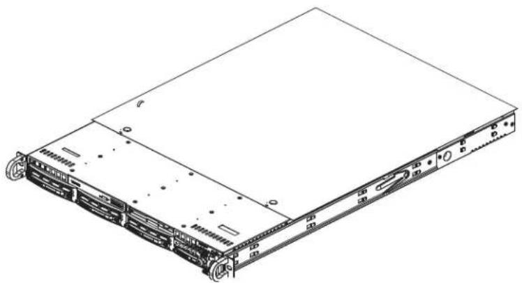 Supermicro SuperServer SSG-110P-NTR10 - Installing the Inner Rails to the Chassis - 1