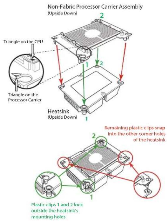 Supermicro SuperServer 2029BZ-HNR - Assembling the Processor Heatsink Module - 1