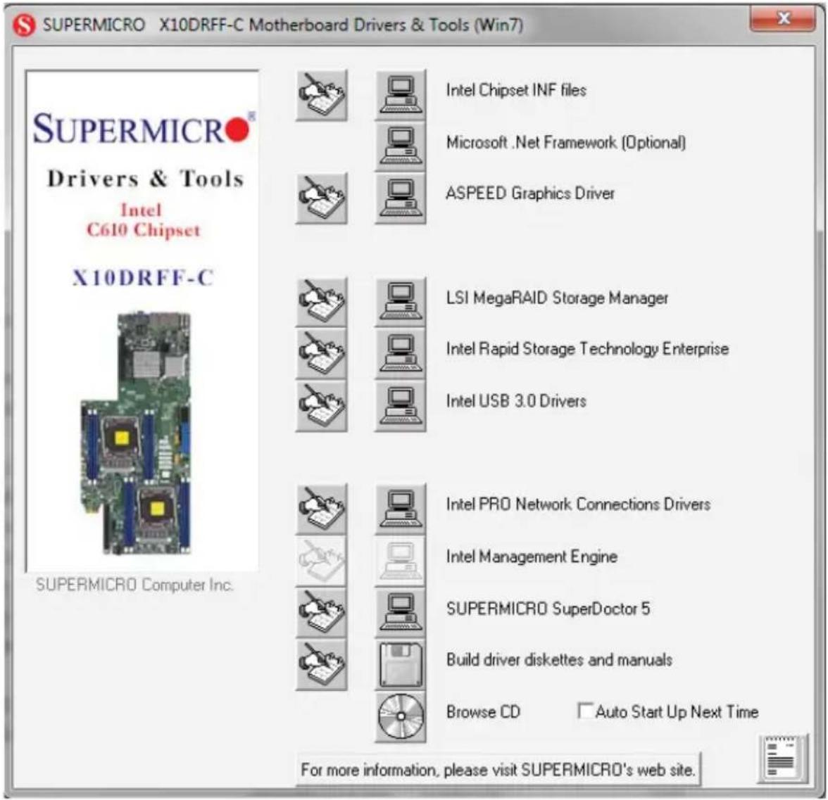 Supermicro SuperServer F628R2-FC0PT+ - 5-11 Installing Drivers - 1