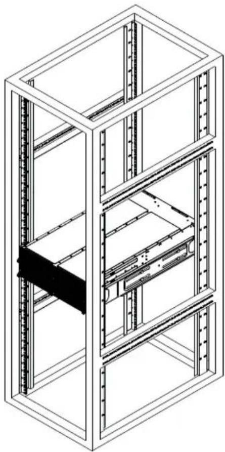 Supermicro SuperServer F628R2-FC0PT+ - Installing the Chassis into a Rack - 1