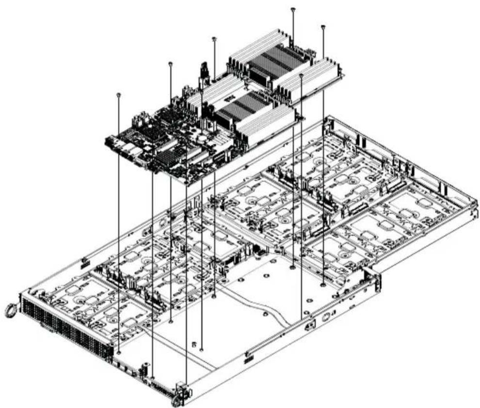 Supermicro SuperServer F618H6-FTPTL+ - Permanent and Optional Standoffs - 1