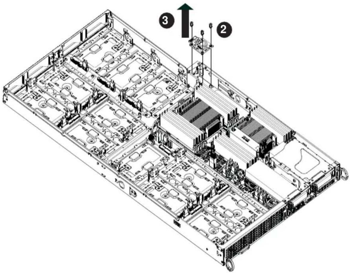 Supermicro SuperServer F618H6-FTPTL+ - Changing the Power Adapter Board - 1
