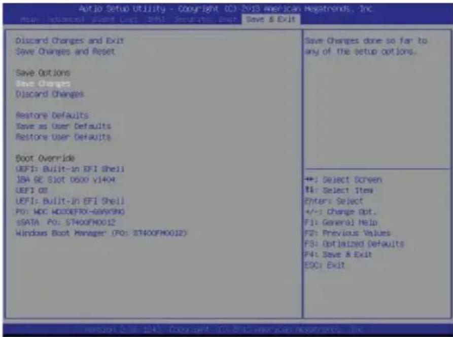 Supermicro SuperServer F628R3-FC0PT+ - 7-8 Save & Exit - 1