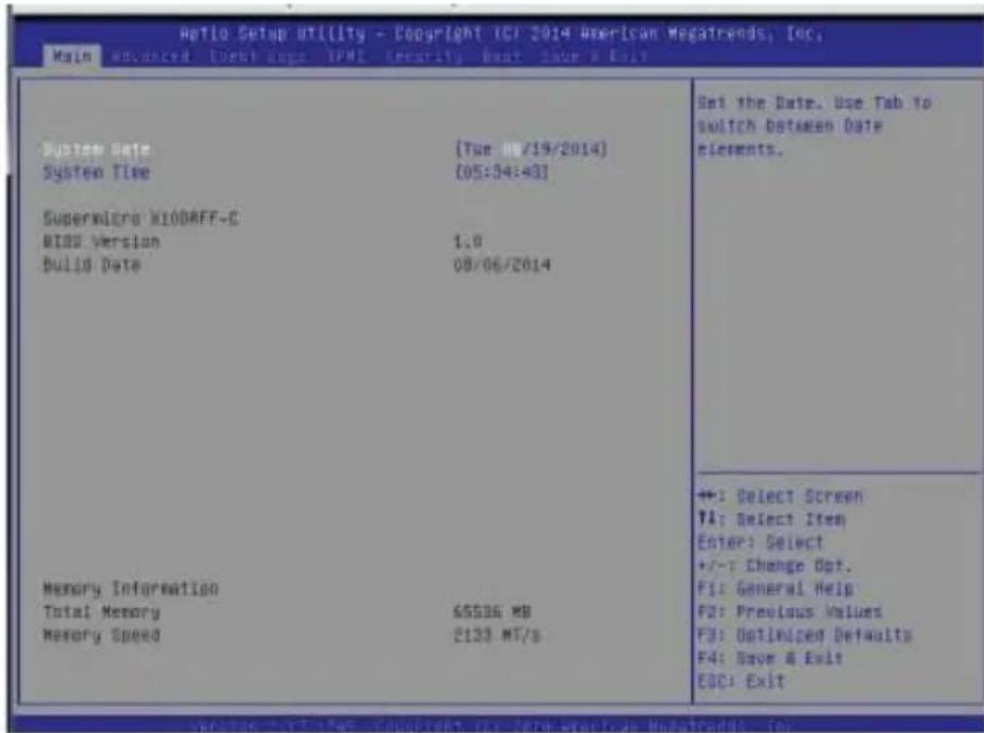 Supermicro SuperServer F628R3-FC0PT+ - 7-2 Main Setup - 1