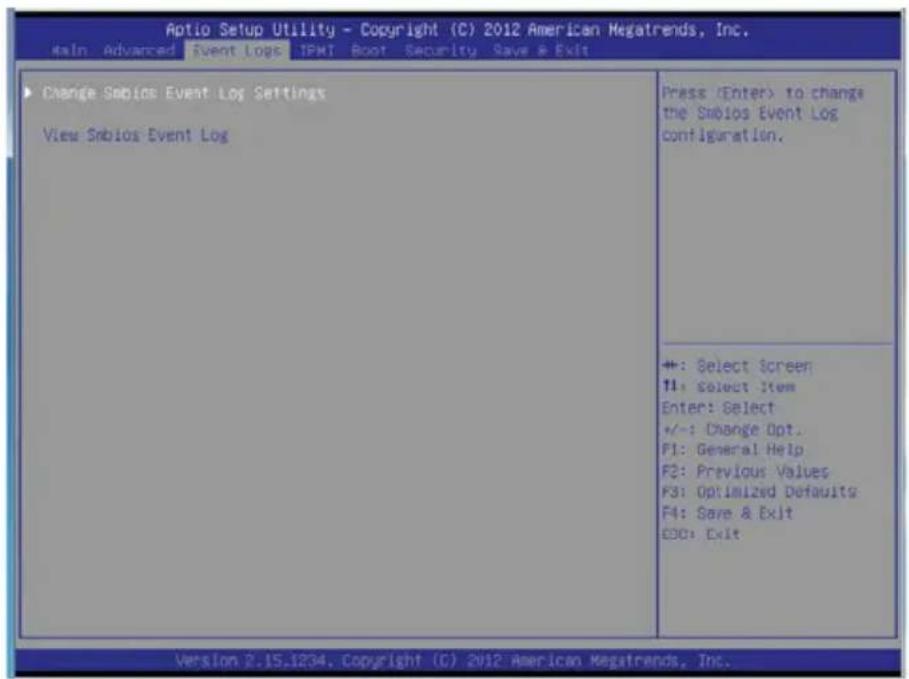 Supermicro SuperServer F628G2-FC0PT+ - 7-4 Event Logs - 1