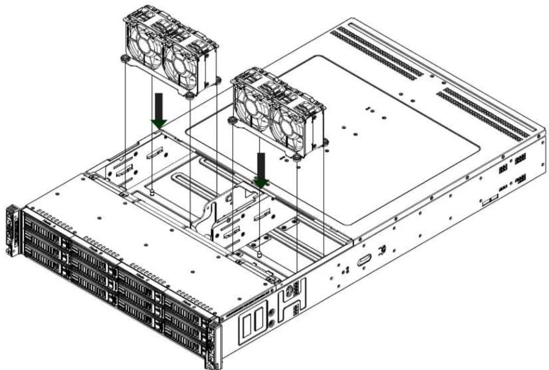 Supermicro SuperServer 6028BT-HNC0R+ - System Fans - 1