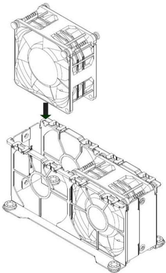 Supermicro SuperServer 6028BT-HNC0R+ - Changing a System Fan - 1
