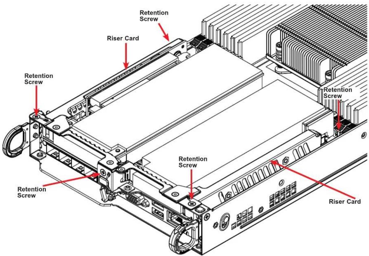 Supermicro SuperServer 6028BT-HNC0R+ - Installing a Full-Height Expansion Card - 1