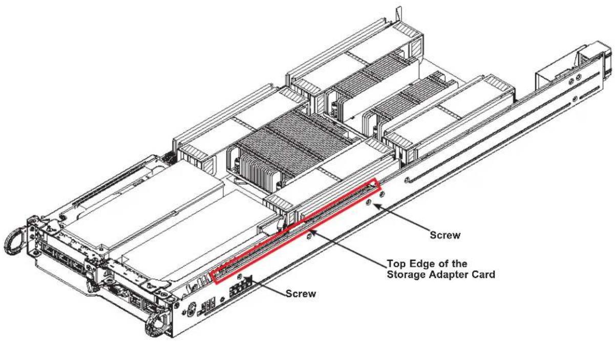 Supermicro SuperServer 6028BT-HNC0R+ - Moving the M.2 Standoff - 1