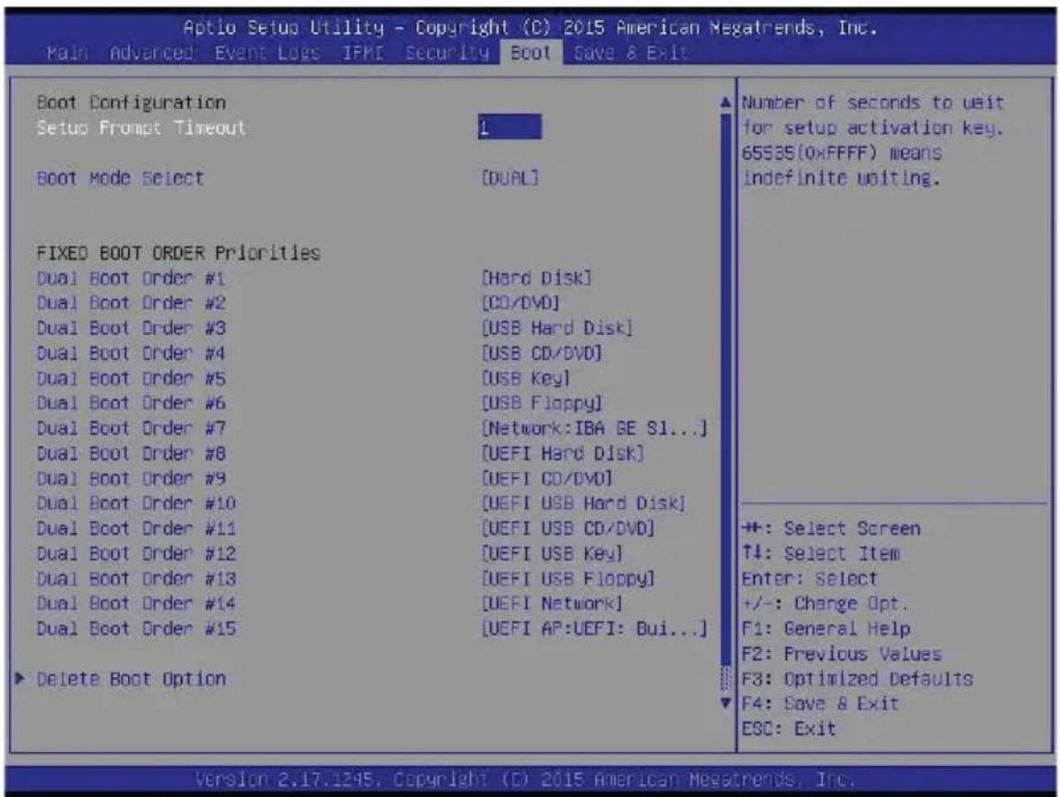 Supermicro SuperServer 6018TR-T - 4-7 Boot Settings - 1