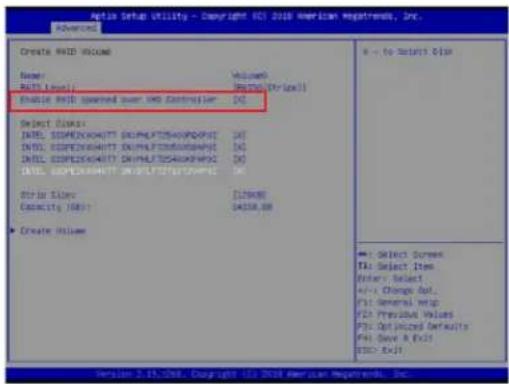 Supermicro SuperServer SYS-120TP-DC8TR - Configuring NVMe RAID Manually - 8