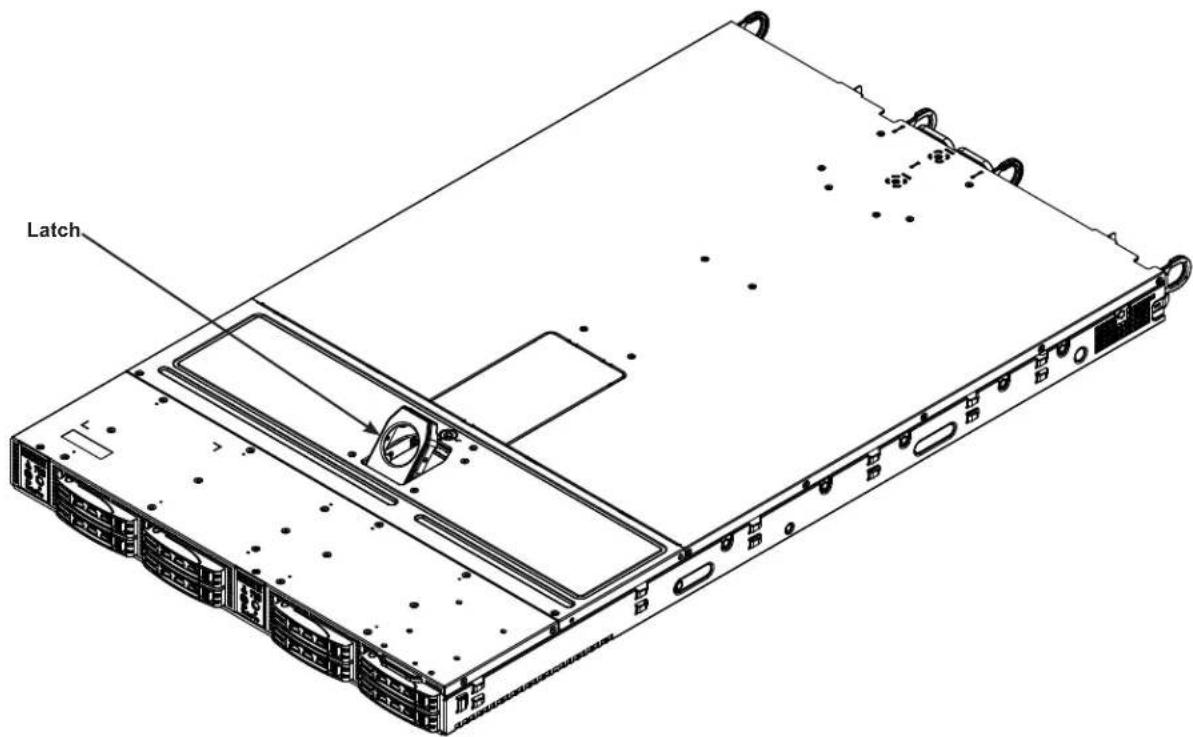 Supermicro SuperServer SYS-120TP-DC8TR - Removing the Top Cover - 2
