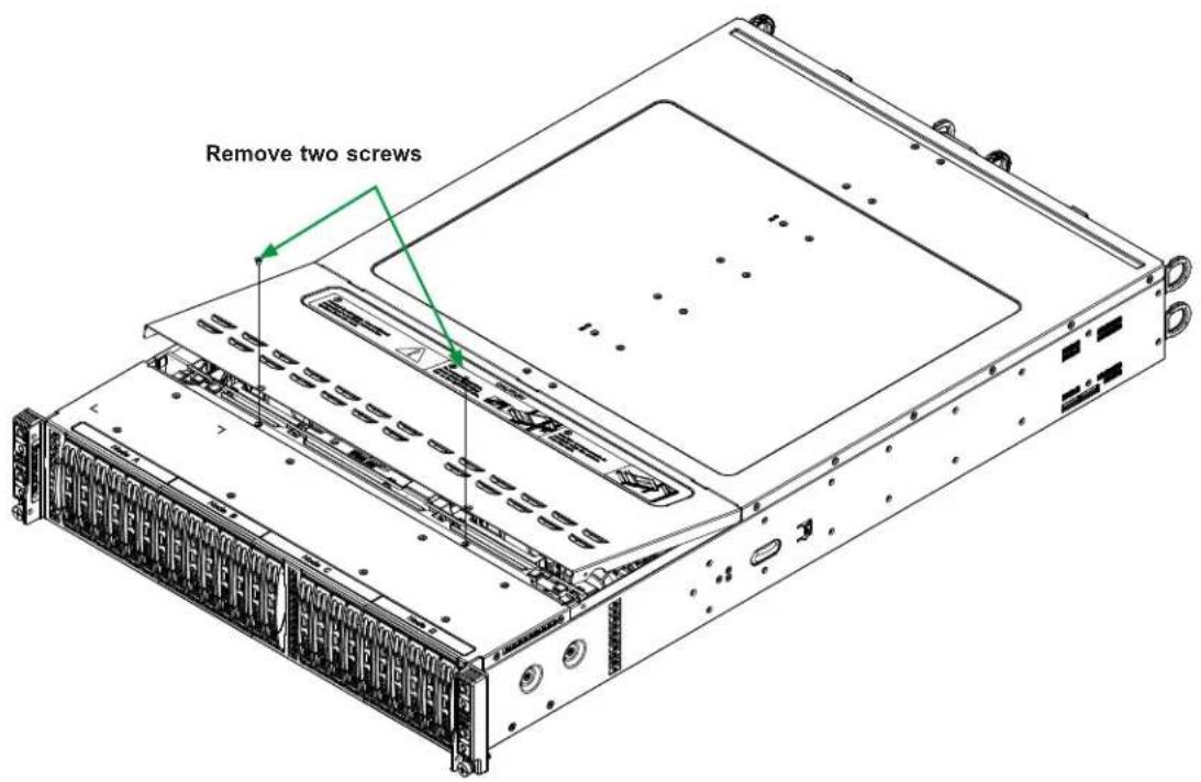 Supermicro SuperServer SYS-221BT-HNC9R - Removing the Chassis Cover - 1