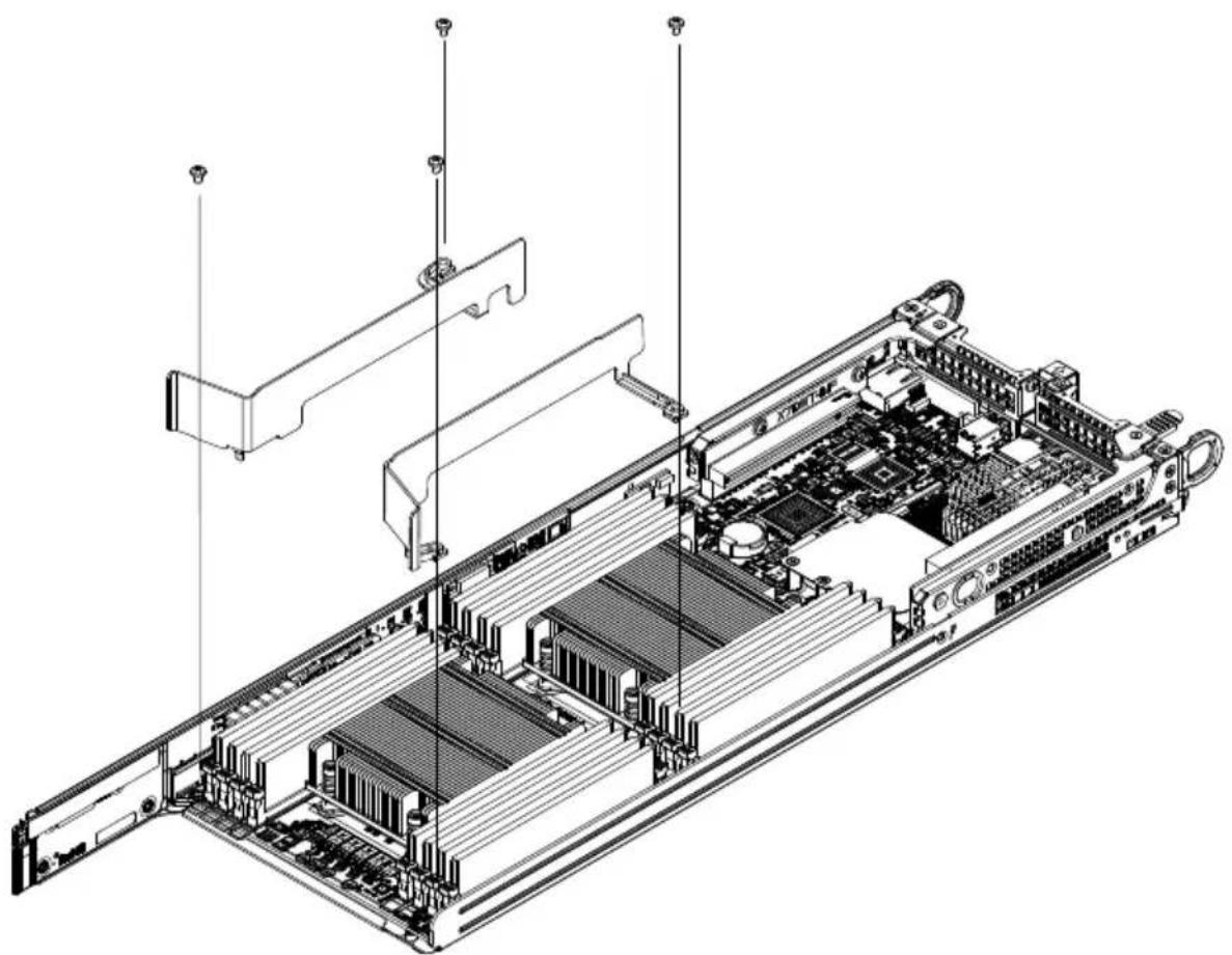 Supermicro SuperServer 2028TP-HC0R-SIOM - Installing an Air Shroud (Figure 6-3) - 1