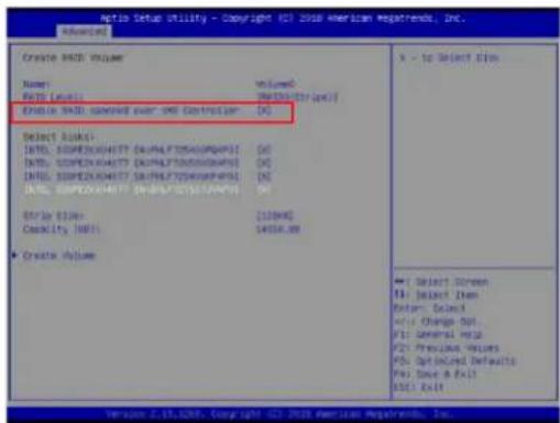 Supermicro SuperServer 6029U-TR25M - G.2 Enabling NVMe RAID - 8