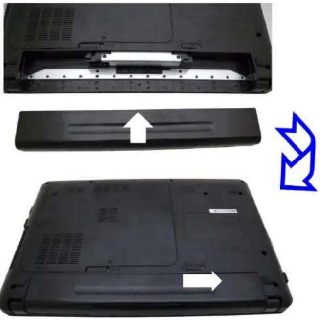HAIER C410M-P6200G20500RgLQCJ - 插入或移出电池组插入或移出电池组 - 1