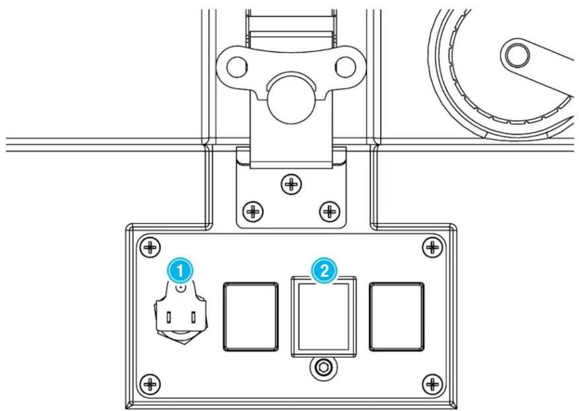 Mytee Water Hog 7304-230 - - Switch Plate - 1