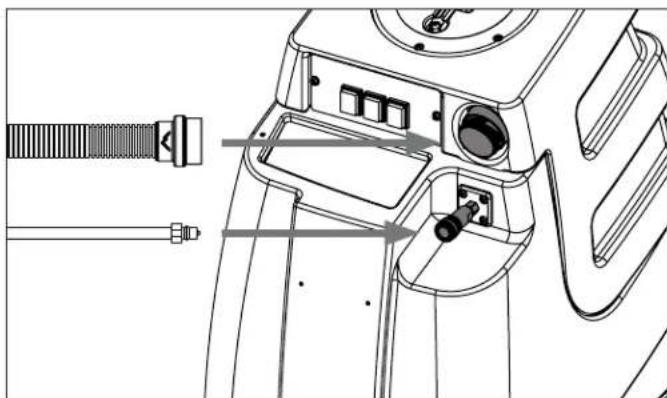 Mytee Contractor’s Special 2002CS-230 - - Connecting the Hoses - 1