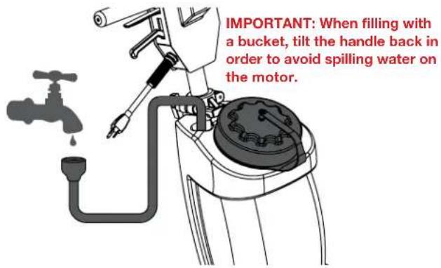 Mytee Orbitals ECO17-PRO - - Filling the Shampoo Tank - 1