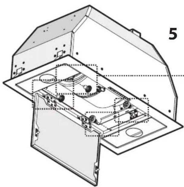 XO XO122SMUA - FIXING THE HOOD TO THE LOWER PART OF THE WALL CABINET: - 7