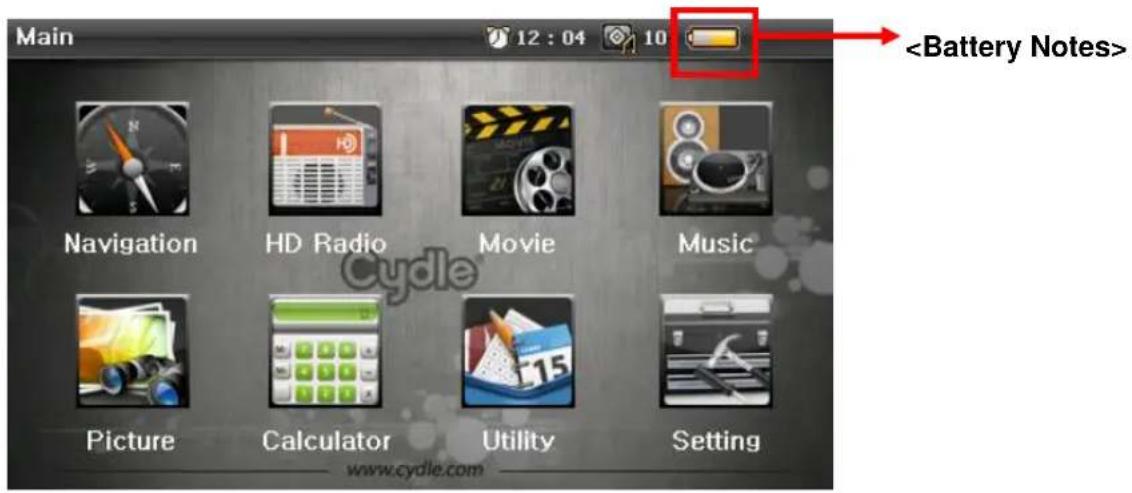 Cydle T43H - Battery notes - 1