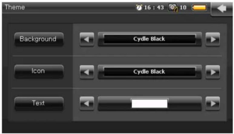 Cydle T43H - Selecting Theme - 1