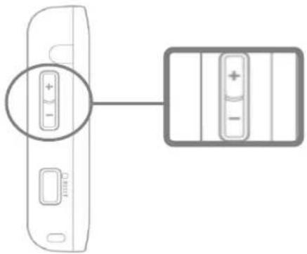 Cydle T43H - Volume up and Volume down - 1