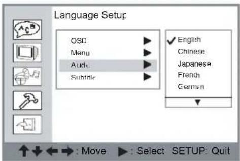 GoVideo DP8440 - Audio Language [DVD] - 1