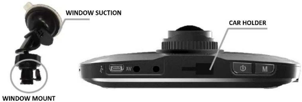 Curve MX6 - Install the window mount - 1