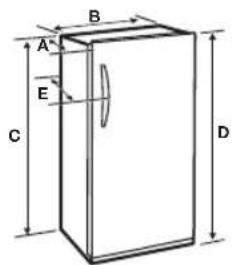 SAMSUNG RR21J2824PX - Selecting the best location for the Refrigerator - 1