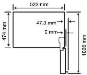 SAMSUNG RR21J2824PX - Selecting the best location for the Refrigerator - 4