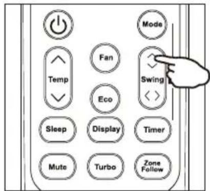 Mode Fan Temp Eco Swing Sleep Display Timer Mute Turbo Zone Follow