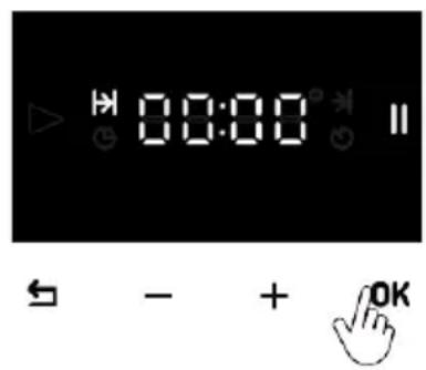 CORBERO CCHF1072WAIRFRY - Sem entrar no tempo de cozimento; - 2