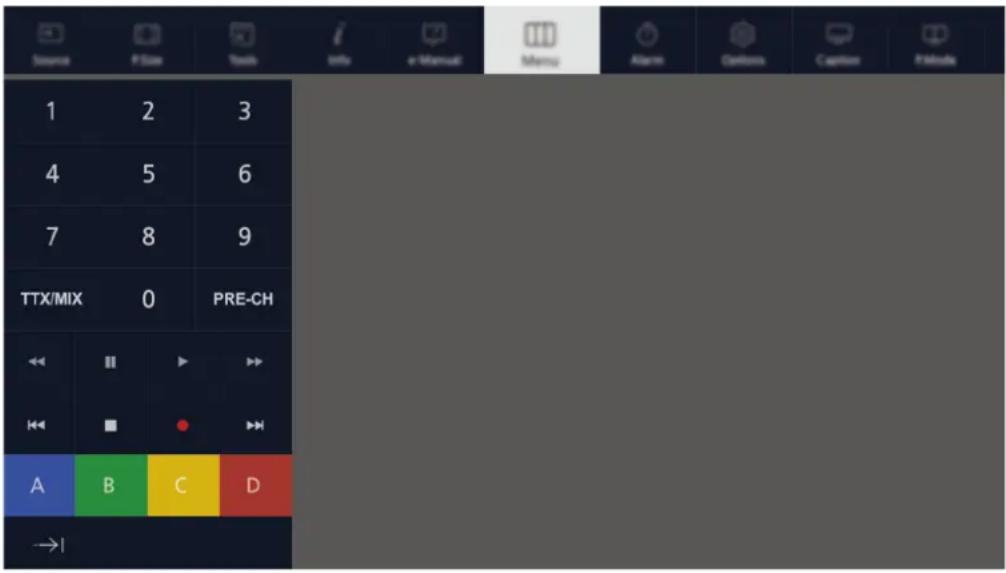 SAMSUNG UE50J6230AU - Displaying and using the On-Screen Remote - 1