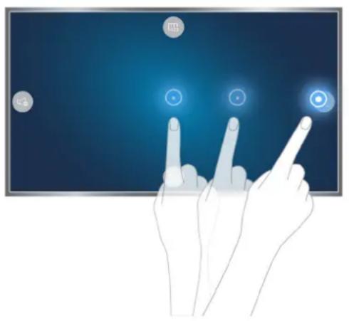 SAMSUNG UE50J6230AU - Controlling the TV using motions - 1
