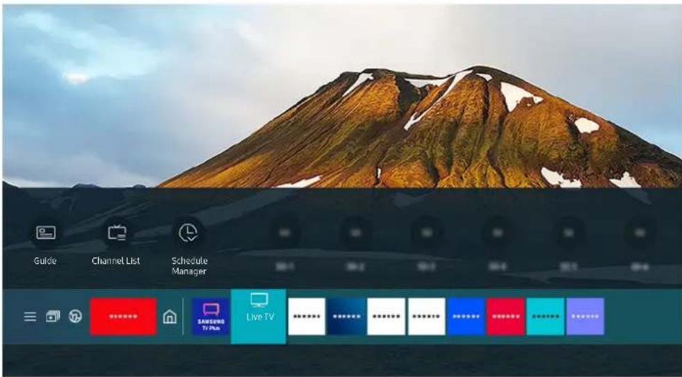 SAMSUNG UE75AU7500U - > Live TV Guide - 1